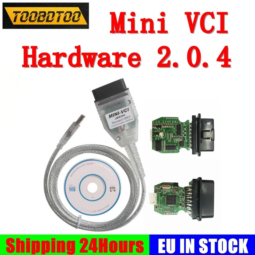 Ÿ MINIVCI  , K-  CAN-BUS , ̴ VCI V2.0.4  ߿, J2534 Techstream V18.00.00 FTDI FT232RL
